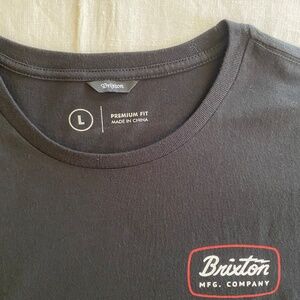 NWT Brixton Men's Black Casual T Shirt Size L